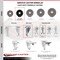 Service Caster 3.5 Inch Phenolic Wheel Swivel 3/8 Inch Threaded Stem Caster Set SCC-TS20S3514-PHR-381615-4 - alternate 5